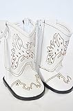 White Cowgirl Boots for American Girl Dolls