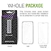 iPhone 7 Plus case, FlexGear Clear Hard PC Back TPU bumper + Glass Screen Protector (Clear)