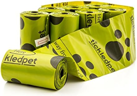TickledPet Extra Strength Leak Proof Lavender Scented Dog Poop Pickup Bags - 120ct