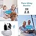 Yooan WiFi IP Camera 720P HD Wireless Camera Baby Pet Monitor Surveillance Home Security Camera Nanny IP Cam Pan/Tilt with Motion Detection Two-Way Audio Night Vision
