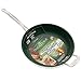 Telebrands Orgreenic 12'' Non Stick Ceramic Frying Pan With Helper Handle as Seen On TV