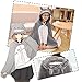 KINOMOTO Anime Hooded Cloak Flannel Cape Hoodies for Sleep Nap Critter Blankets (Tonari no Totoro)