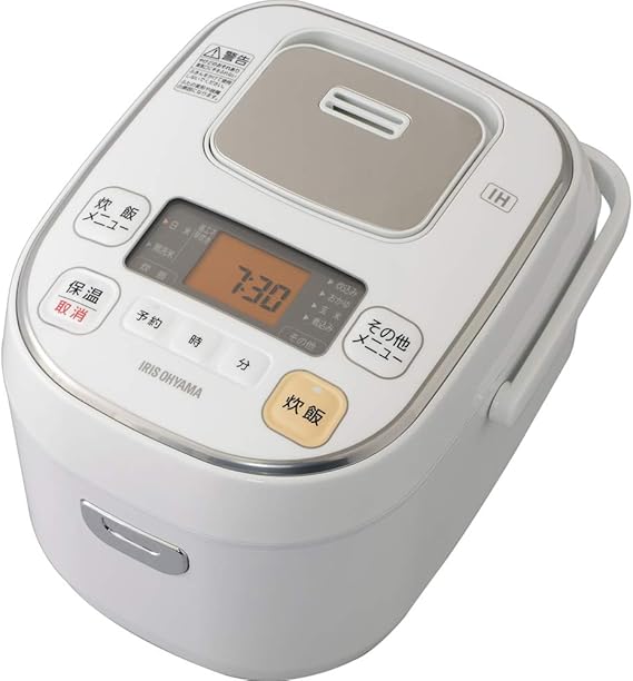 Amazon アイリスオーヤマ 炊飯器 IH 3合 米屋の旨み ホワイト ERCIB30W アイリスオーヤマ(IRIS OHYAMA) ホーム＆キッチン 通販