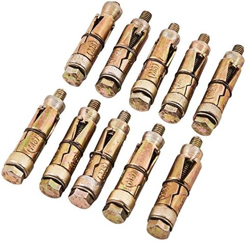 Nitaar M6 X 50 MM MASONRY CONCRETE EXPANSION BOLTS WALL RAWL BOLTS 10 PACK