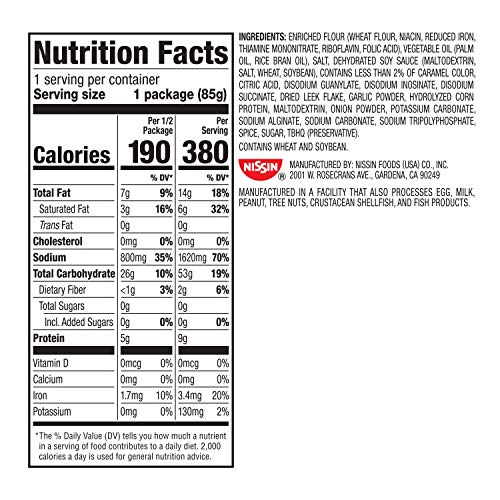 Nissin Top Ramen Noodle Soup, Soy Sauce, 3 Ounce (Pack of 24) Pricepulse