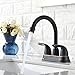 VAPSINT Commercial Two Handle Centerset Lavatory Vanity Basin Oil Rubbed Bronze Sink Bathroom Faucet