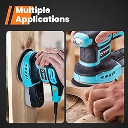 GoGonova 3.0A (360W) Orbit Sander, 6 Speeds Random