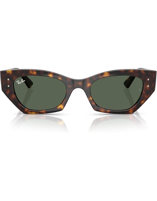 Amazon.com: Ray-Ban RB4430F Zena Low Bridge Fit Sunglasses, Black