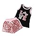2pcs Toddler Kids Baby Girls Summer Clothes T-shirt Tops+Shorts Pants Outfit Set