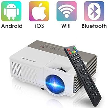 Portable Mini LED Projector Bluetooth Wifi Wireless LCD 1500 Lumens Multimedia Home Theater Video Proyector HDMI USB VGA Support 1080P HD Airplay ...
