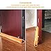 fowong Under Door Draft Stopper, 36 inch Long Door Seal Gap Blocker Sound Reducer Door Sweep with Hook Tape, Light Orange