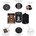 Key Lock Box /4 Digit Security Combination Passcode For Front Door Master Key - Set Includes Wall Mount Installation Kit & Weatherproof Cover (Perfect for Contractors, Realtors, and Rental Properties)