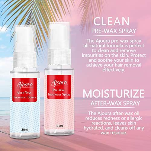 Waxing Kit for Women, Ajoura 2020 Professional Wax Warmer for Coarse