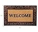 Milliard Owl Design Rubber & Coco Coir Outdoor Entrance 'Welcome' Doormat - Rust Colored - 24in.x36in.