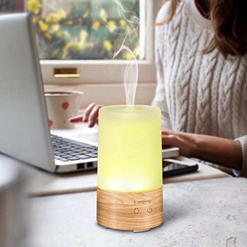 tomons Essential Oil Diffuser in Glass and Natural Wood Components Other AD2002-W - Thumbnail 6