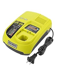 Yabelle Dual Chemistry Battery Charger P117 P118 for Ryobi 12V 18V One+ Plus NiCd NiMh Lithium Battery P100 P101 P102 P103 P105 P107 P108 P200 1400670