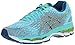 ASICS Women's Gel-Nimbus 17 Lite-Show Running Shoe, Aqua Splash/Silver/Flash Yellow, 6.5 M US
