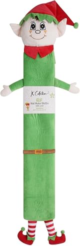 K Collection Extra Long Hot Water Bottle 2L Plush Cover 72cm Elf view 2