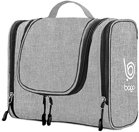 Bago Hanging Toiletry Bag For Women & Men - Leak Proof Travel Bags for Toiletries with Hanging Hook & Inner Organization to Keep Items From Moving - Pack Like a PRO 1 Bago Hanging Toiletry Bag For Women & Men - Leak Proof Travel Bags for Toiletries with Hanging Hook & Inner Organization to Keep Items From Moving - Pack Like a PRO