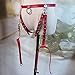 Women's Leather Garter Body Cage Harness Waist Belts Adjustable Halloween Punk Club Costumes(YL-21Red)