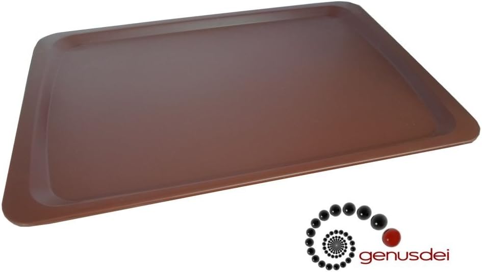 VASSOIO EURONORM CM.53X37 MARRONE