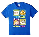 CN Adventure Time Finn Jake Fionna Cake Graphic T-Shirt