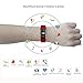 Fitness Tracker,Juboury Heart Rate Activity Tracker Touch Screen Wearable Pedometer Bluetooth Smart Wristand with Sleep Monitor,Steps Counter,Calories Track for Android and IOS Smart Phones(Red)
