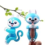 Sawyou Interactive Baby Finger Squirrel Smart Electronic Pet Toy for Children, Induction Toys,Best Gift for Christmas (BLUE2)