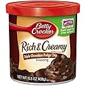 Betty Crocker Gluten Free Frosting, Rich & Creamy Triple Chocolate Fudge Chip, 15.5 oz