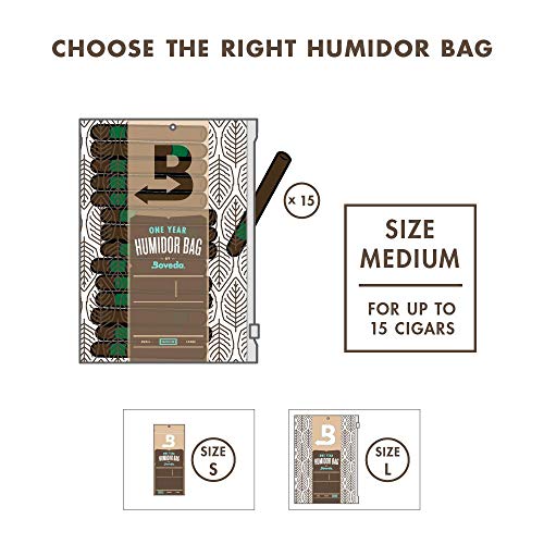 Boveda for Cigars Medium Arturo Fuente Humidor Bag Preloaded with