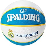 Spalding Real Madrid (77-615Z) Minicanasta, Unisex, Negro, Talla ...