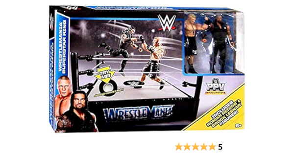 wrestlemania ring toy