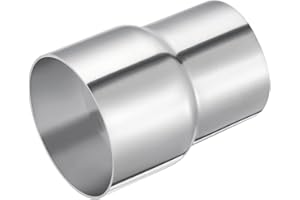 EVIL ENERGY Exhaust Adapter Reducer ID 2.5 Inch to OD 3 Inch, Pipe Connector 304 Stainless Steel Exhaust Coupler 2 1/2" ID to