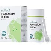 Potassium Iodide, 99.9% Purity, Powder/Crystals, 200g Lab Grade, Potassium Iodide for Elephant Toothpaste, Potassium Iodide Powder for Laboratory Teaching
