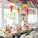 zilue Ice Cream Party Decorations, Hanging Ice Cream Paper Honeycomb Decorations for Birthday Party Baby Shower Two Sweet Party Decor Pack of 5 Mix