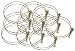 Steelex Wire Hose Clamp, 2-1/2-Inch, 10-Pack