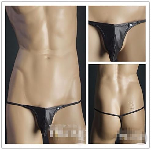 XiaoGao_ Men Hipster tight spandex G-string pants slim T