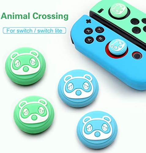 最新 Nintendo Switch 対応 Joy Con シリコンケース 左右 スティックカバー 4個 どうぶつの森 タイプ ジョイコンカバー 可愛い 滑り止め 手触りいい 超耐磨 全面保護 最軽量 防汚 可愛い 熊 Parapentefamily Com