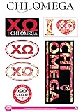 Chi Omega - Sticker Sheet - Lifestyle Theme