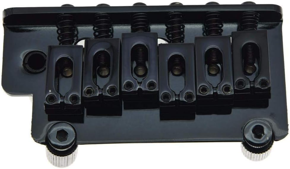 KAISH Black 2 Point ST Strat Style Guitar Tremolo Bridge Locking System - Image 3