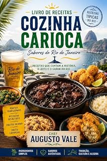 Livro Livro de receitas Cozinha Carioca (Coletânea de receitas Chef Augusto Vale)