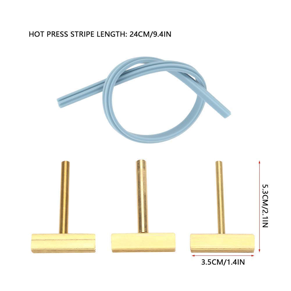 3Pcs 30w 60w 40W Soldering Iron T Tip T-Head Copper T-Tips + Rubber Cable Hot Press LCD Screen Pixel Flex Cable Repair Tool - Image 3