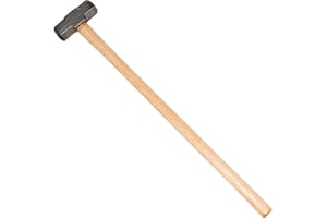 COUNCIL TOOL Sledge Hammer - 6 lb Double Face Sledge with 36" Wooden Handle & Forged Steel Head - PR600