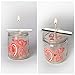 Candle wick sticker (100 pcs) and Metal Candle Wick holder bar (10 pcs) Bundle- Kare & Kind® retail packaging (wick holder bar plus wick sticker, Silver)