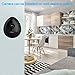 Wireless IP Camera, WiFi Security IP Camera, HD 720P Home Camera for Pet Monitor with Built-in Microphone for Indoor Usage (Black)