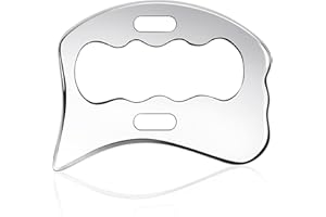 Rylpoint Guasha Massage Tool, Grade Stainless Steel Scraping Tool for Soft Tissue Upgrade Physical Therapy Stuff,Used for Back, Legs, Arms,Neck,Shoulder, Gua sha Tool