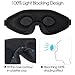 GINIMAX Sleep Mask, Sleeping Mask for Men/Women, 3D Contoured Eye Mask for Sleeping, 100% Blockout Soft Night Blindfold with Adjustable Strap