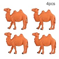 buS9YIN4E 1/4Pcs Realistic Desert Camel Doll Houses Sculpture,DIY Miniature Living Room/Garden Decor Model Dollhouses Fairy Garden Decoration Accessories Kids Toy 4pcs