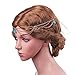 PH PandaHall Turquoise Head Chain, Unique Jewelry Headband Boho Tassel Chain Hair Band Party Headpiece Festival Prom Wedding Headband for Women Headpiece Arabian