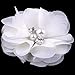 QandSweet Girls' Hair Clips with Jeweled Flower Ms Brooch for Toddler Girl Teens Womens (18-pairs/36pcs)